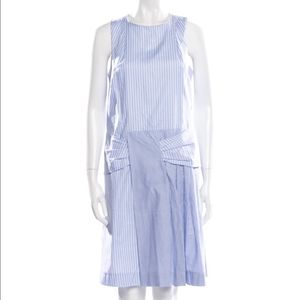 CARVEN STRIPED SLEEVELESS DRESS SZ 42